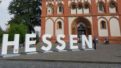 Die "HESSEN-Buchstaben" in Limburg Die "HESSEN-Buchstaben" in Limburg