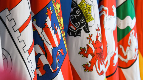 Einige Flaggen der Länder Einige Flaggen der Länder