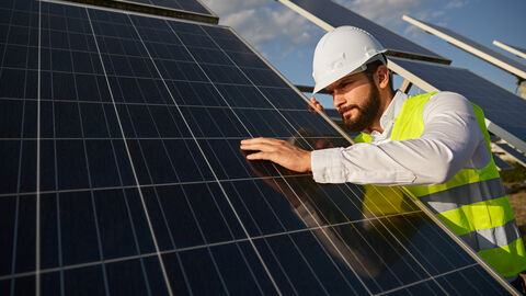 Überprüfung einer Solaranlage Solaranlage